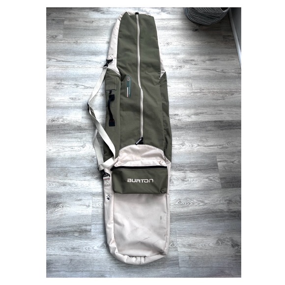 Burton Other - Burton Snowboarding Bag Backpack Custom 5.5 Feet Green And Beige travel bag